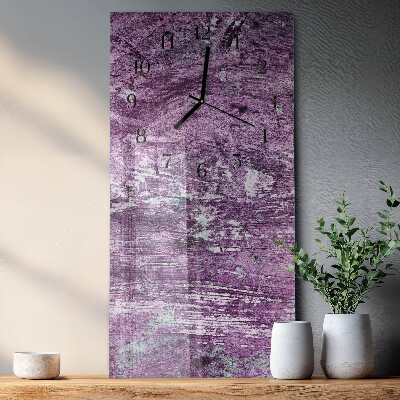 Modern vertical wall clock Chaos