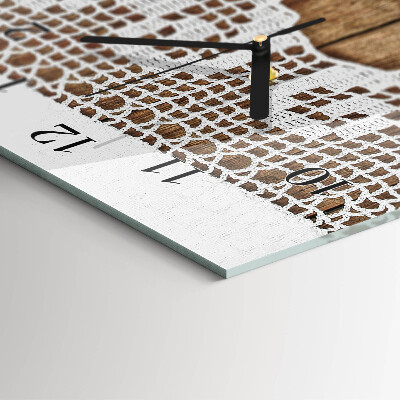 Vertical wall clock Table