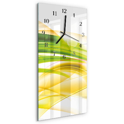 Vertical rectangular wall clock Abstraction