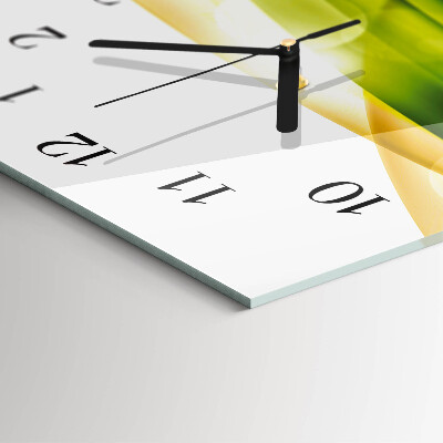 Vertical rectangular wall clock Abstraction