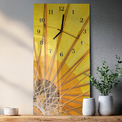 Vertical rectangular wall clock Umbrella