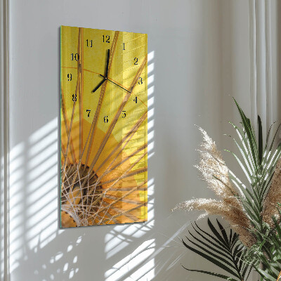 Vertical rectangular wall clock Umbrella