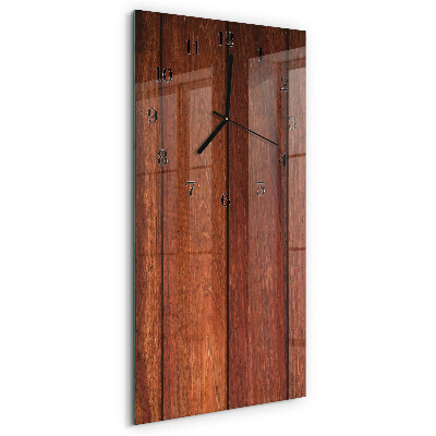 Vertical wall clock Wood