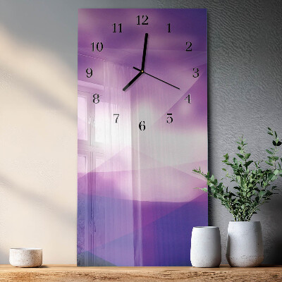 Vertical rectangular wall clock Pattern
