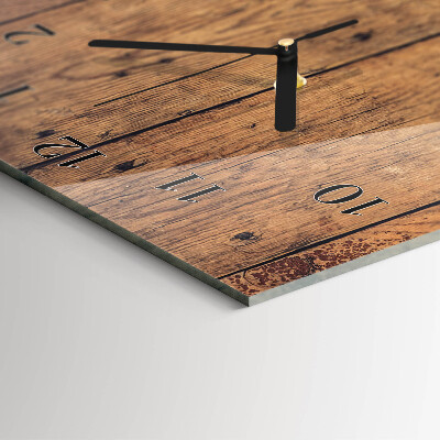 Vertical wall clock Wood