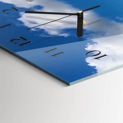 Vertical rectangular wall clock Field