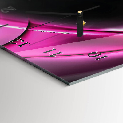 Modern vertical wall clock Abstract lines