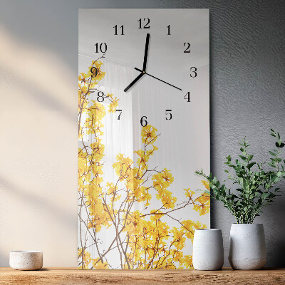 Modern vertical wall clock Tree