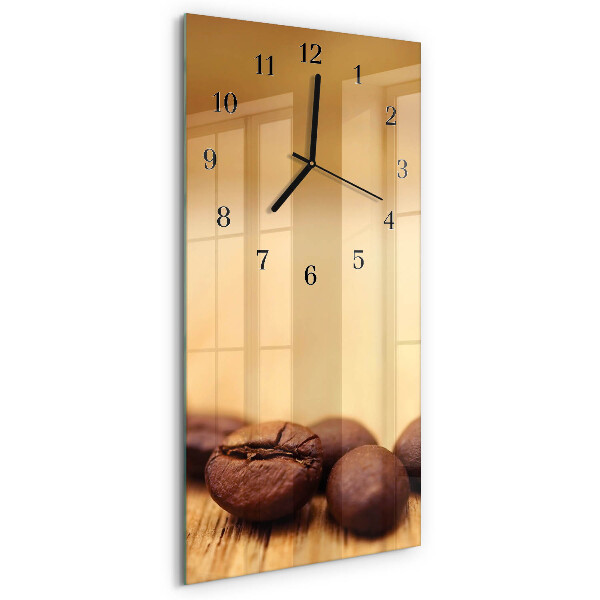 Vertical rectangular wall clock Beans