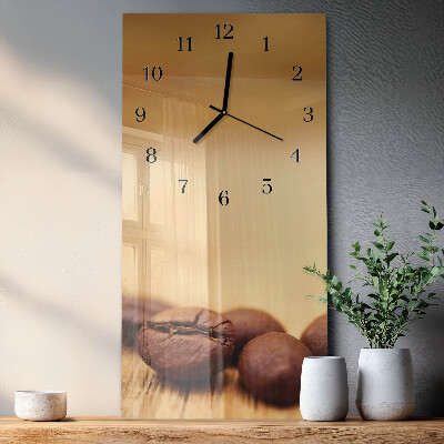 Vertical rectangular wall clock Beans
