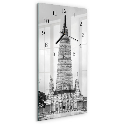 Vertical rectangular wall clock Perspectives