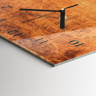 Modern vertical wall clock Wooden boards