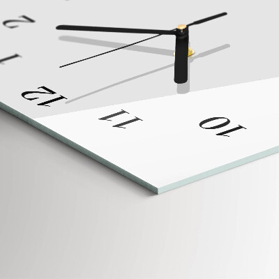 Vertical rectangular wall clock Degrees