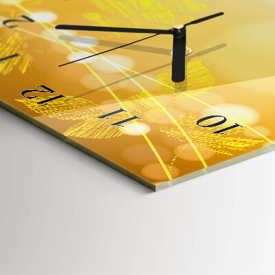 Glass clock vertical Pattern