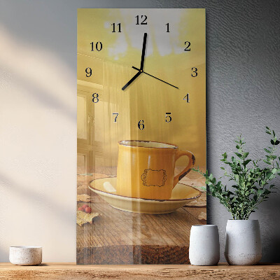 Vertical rectangular wall clock Mug