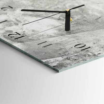 Glass wall clock vertical Wall
