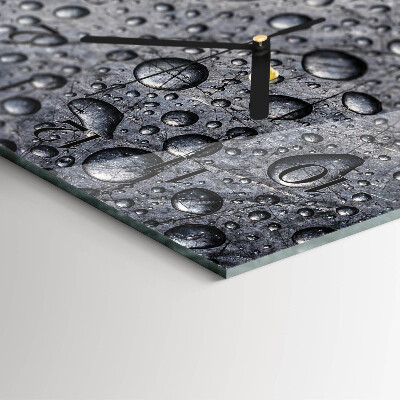 Vertical rectangular wall clock Drops