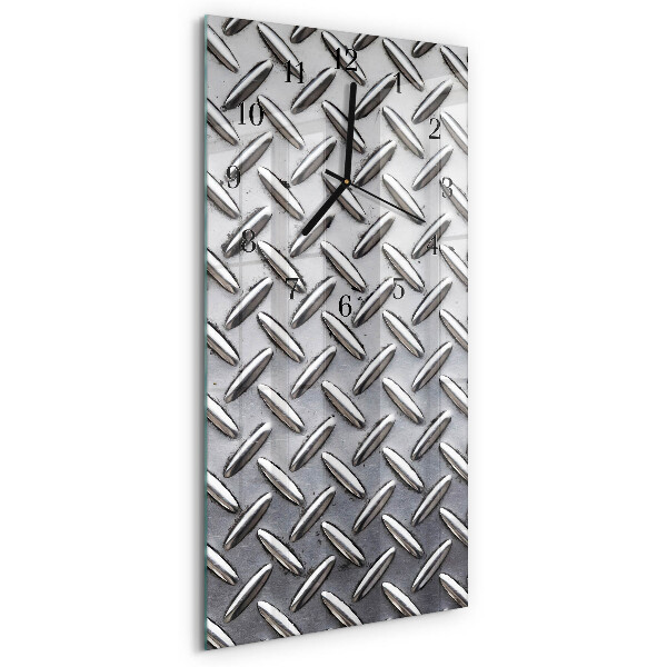 Vertical rectangular wall clock Sheet metal