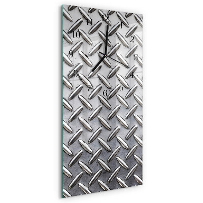 Vertical rectangular wall clock Sheet metal