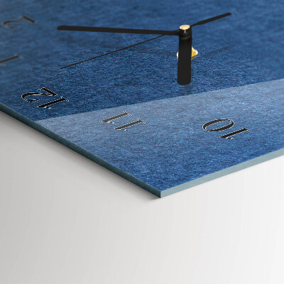 Glass clock vertical Plate