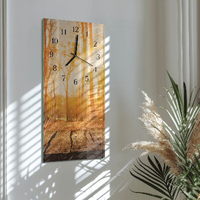 Vertical rectangular wall clock Podium