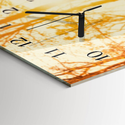 Vertical rectangular wall clock Podium