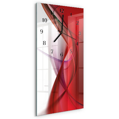 Vertical rectangular wall clock Abstraction