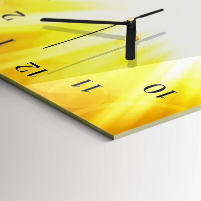 Glass clock vertical Sunlight