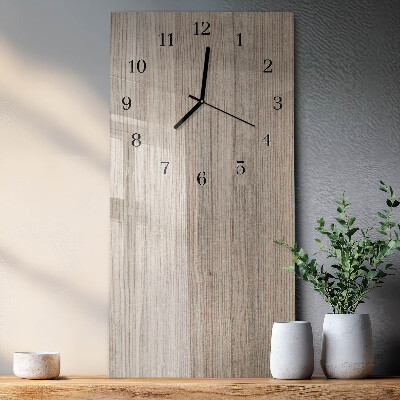 Vertical wall clock Wood