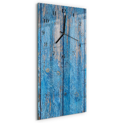 Modern vertical wall clock Wood
