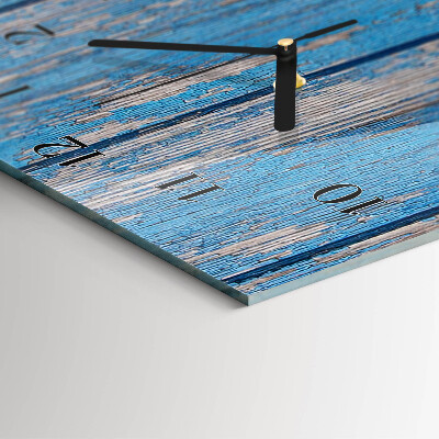 Modern vertical wall clock Wood