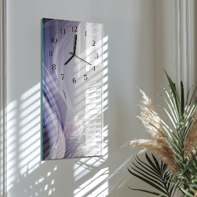 Modern vertical wall clock Abstraction