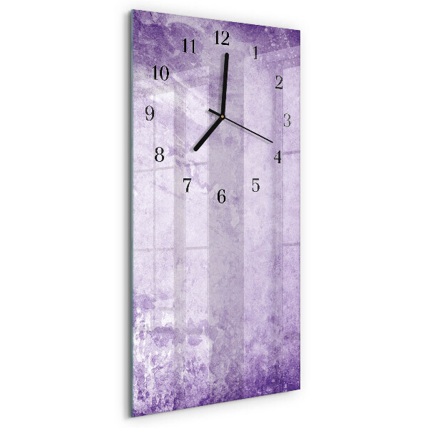 Glass clock vertical Pattern