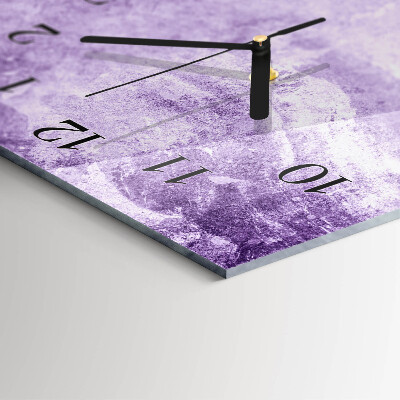 Glass clock vertical Pattern