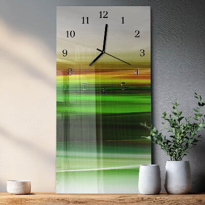 Modern vertical wall clock Abstraction