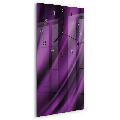 Vertical rectangular wall clock Abstraction