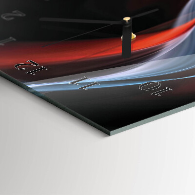 Vertical rectangular wall clock Abstraction