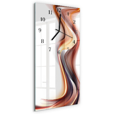 Glass clock vertical Abstraction