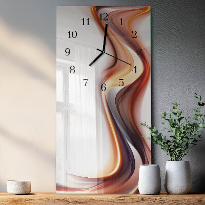 Glass clock vertical Abstraction
