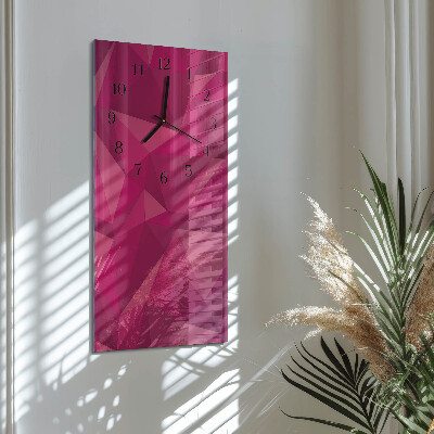 Glass clock vertical Abstraction