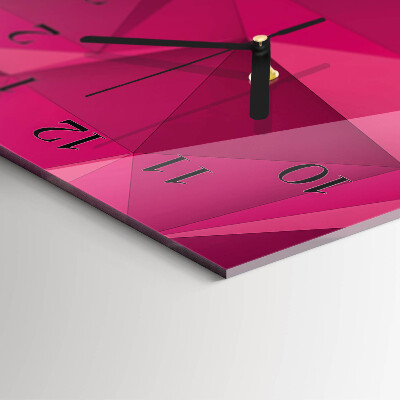 Glass clock vertical Abstraction