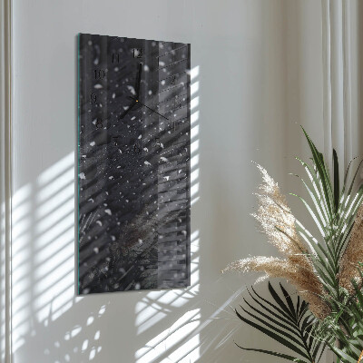 Vertical wall clock A drop of water