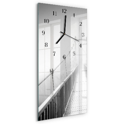 Modern vertical wall clock Bridge