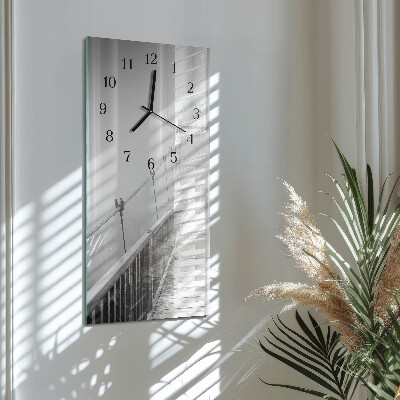 Modern vertical wall clock Bridge