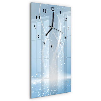 Glass clock vertical Appearance