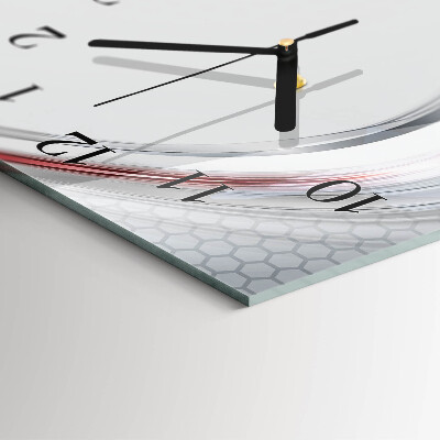 Vertical rectangular wall clock Curve