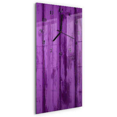 Vertical wall clock Wood