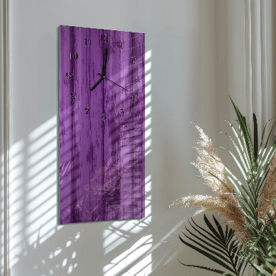 Vertical wall clock Wood