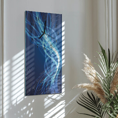Vertical rectangular wall clock Abstraction