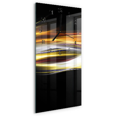 Modern vertical wall clock Abstraction
